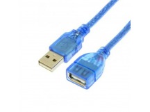 Кабель-удлинитель USB мама - USB папа (синий) 1,5м