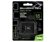 Карта памяти Qumo MicroSDHC 16GB Class 10 UHS-1, шт