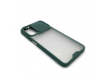 Чехол Xiaomi Poco M3 (2020) Bubble Slide Camera Темно-Зеленый