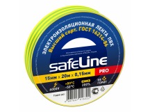 Изолента "Safeline" 15/20 (жёлто-зелёный)