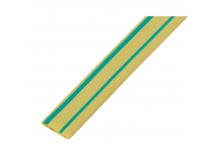 Термообжим d=15,0мм/7,5мм L=1м (жёлто-зелёный)