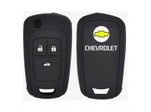 Чехол резиновый для смарт-ключа Chevrolet (3 кнопки)