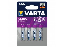 Элемент питания LR 03 Varta ULTRA Lithium BL-4