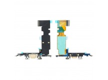 Шлейф для iPhone 8 Plus + разъем зарядки (золото) 