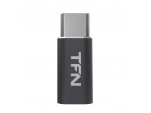 TFN адаптер microUSB->TypeC grey