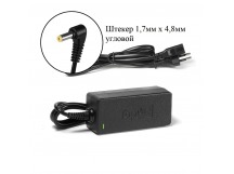 Блок питания импульсный 19,5В 2,05А 40Вт (штекер 1,7мм х 4,8мм. для HP, с сетевым шнуром) "TopON"