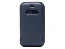 Чехол-конверт - кожаный MSafe для Apple iPhone 12 Pro Max (baltic blue)