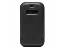 Чехол-конверт - кожаный MSafe для Apple iPhone 12/iPhone 12 Pro (black)