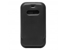 Чехол-конверт - кожаный MSafe для Apple iPhone 12/iPhone 12 Pro (black)