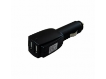 Автомобильный адаптер 2гн.USB 5В,1A "Rexant"