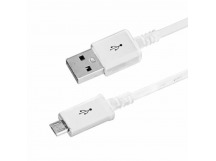 USB кабель для зарядки micro USB (длинный штекер, белый) "Rexant" 1м