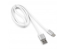 USB кабель для iPhone 5-11 "Cablexpert", серия Silver, белый, блистер, 1м
