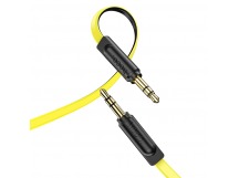 Аудиосоединитель Hoco UPA16 AUX 3,5мм-3,5мм, 1м желтый
