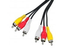 Шнур 3RCAшт. - шт.3RCA 5,0м "Rexant"