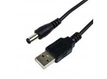 Кабель питания шт.USB (A) - шт. 2,1/5,5мм, 1,5м