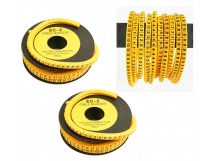 Маркер кабельный Ripo жёлтый, диаметр 7,4 мм, цифра 8, шт