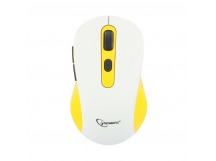 Мышь компьютерная беспроводная "Gembird" MUSW-221-Y, 5кн.+колесо кнопка, 800,1200,1600DPI, 2.4ГГц (б