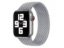 Ремешок - ApW14 для Apple Watch 38/40 mm тканевый монобраслет S (grey)