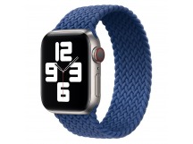 Ремешок - ApW14 для Apple Watch 42/44 mm тканевый монобраслет S (blue)