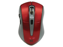 Мышь беспроводная DEFENDER Accura MM-965, красная,USB. 6 кнопок 800-1600dpi (1/40)