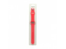 Силиконовый ремешoк для часов Apple Watch 42/44/45/49 мм розовый (029) (L)