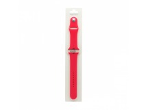 Силиконовый ремешoк для часов Apple Watch 42/44/45/49 мм розовый (056) (L)