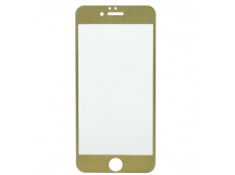 Защитное стекло Full Glass для Apple iPhone 6/6S золотистое (Base GC)
