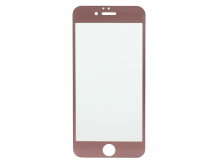 Защитное стекло Full Glass для Apple iPhone 6/6S розовое (Base GC)