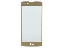 Защитное стекло Full Glass для LG K7 золотистое (Base GC)