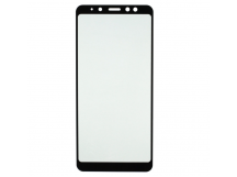 Защитное стекло Full Glass для Samsung Galaxy A8 Plus 2018 (A730) черное (Base GC)