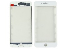 Стекло для iPhone 7 Plus в сборе с рамкой и OCA пленкой Белое