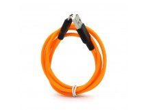 Кабель USB - micro USB HOCO "Premium" X21 Plus Silicone (100см) черно-оранжевый