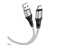 Кабель USB - micro USB HOCO "Premium" X50 (100см) серый