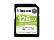Карта памяти SDXC 128GB Kingston Class 10 UHS-I U3 V30 Canvas Select Plus (100 Mb/s)