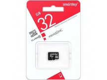 Карта памяти MicroSD 32Gb Smart Buy без адаптера (class 10)