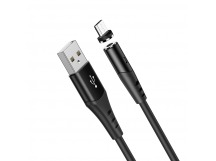 Кабель USB - Micro USB Hoco X60 магнитный 1м черный