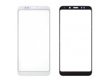 Стекло для переклейки на Xiaomi Redmi 5 Plus + OCA (белый)