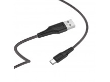 Кабель USB - Type-C Hoco X58 Airy silicone (100 см) (black)