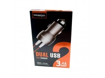 АЗУ TREQA CS-205, 2USB+кабель Apple 1м, цвет в ассортименте