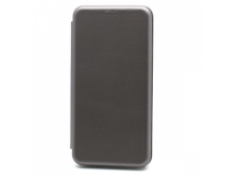 Чехол-книжка BF модельный (силикон/кожа) для Samsung Galaxy S21 серебристый