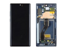 Дисплей для Samsung N975F Galaxy Note10 Plus в рамке + тачскрин (черный) 100%