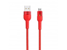 Кабель USB - micro USB Borofone BU17 120см 2,4A (red) (122809)