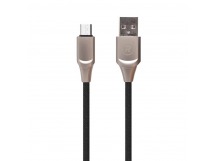 Кабель USB - micro USB RockBox RC-M02 100см 1,5A (black) (102049)