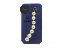 Чехол iPhone 12 Pro Max Силикон Niceday жемчуг синий
