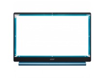 Рамка матрицы 60.HJNN8.003 для ноутбука Acer черная с голубым