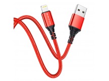 Кабель USB - Apple lightning Borofone BX54 Красный