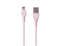 Кабель USB - Apple lightning Kurato RORI-L205 100см 2,5A  (light pink) (106681)