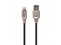 Кабель USB - Apple lightning RockBox RC-L02 100см 2,4A (black) (102053)