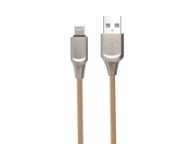 Кабель USB - Apple lightning RockBox RC-L02 100см 2,4A (gold) (102054)