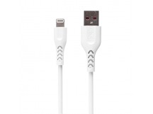 Кабель USB - Apple lightning SKYDOLPHIN S49L 3А (white) (105934)